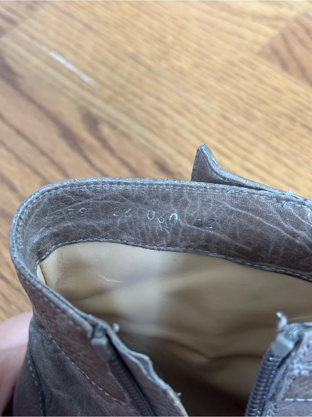 Lloyd Germany Taupe Leather Boots
